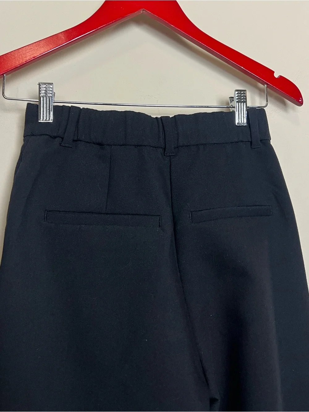 Abercrombie & Fitch Black Sloan Tailored Wide-Leg Pants Size 24/00R